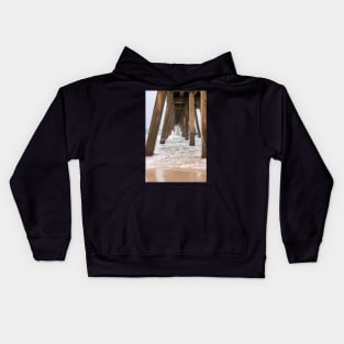 Waves Under the Pier Kids Hoodie